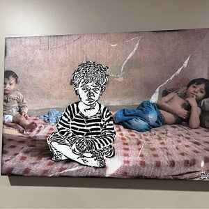 Mix-media, original art on wood